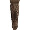 Ekena Millwork 6 1/2"W x 8"D x 22"H Small Jumbo Acanthus Wood Corbel, Walnut CORW07X08X22ACWA - alternate 3